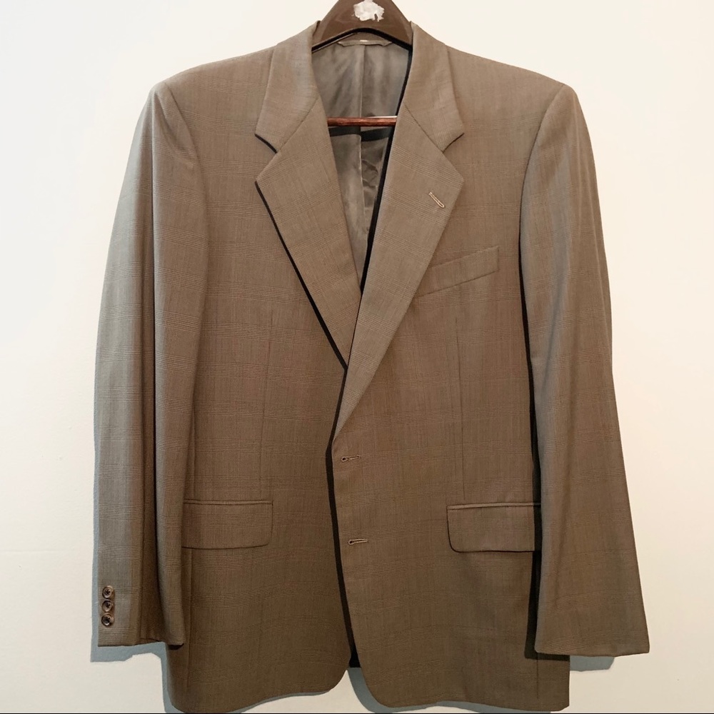 Hickey Freeman glen plaid blazer